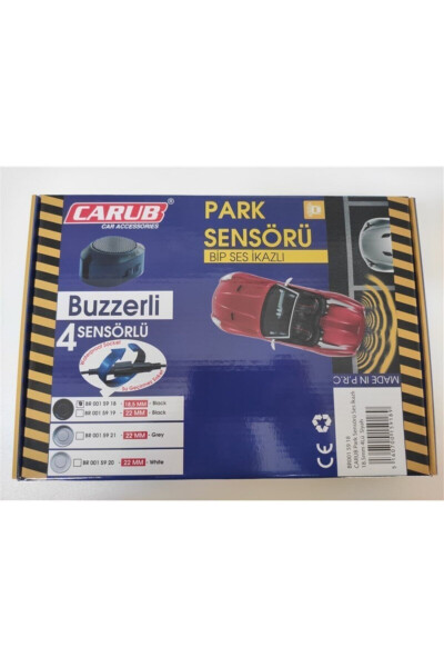 Buzzerli Park Sensori 18,5 Mm Qora Ovozli Ogohlantirish A+ Sifat kls-0112 - 3