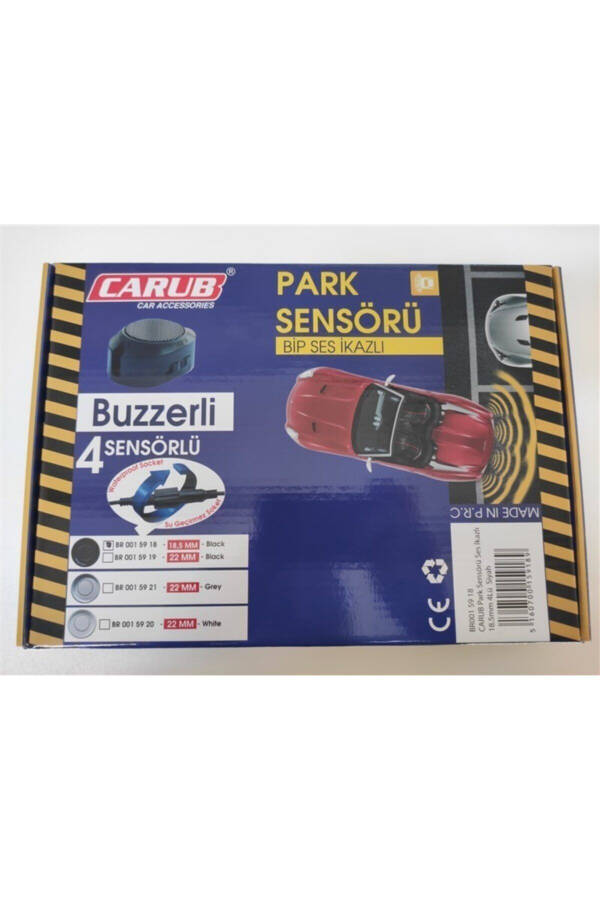 Buzzerli Park Sensörü 18,5 Mm Siyah Ses Ikazlı A+kalite kls-0112 - 3