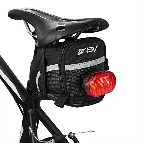 BV Bike Lights for Night Riding LED Bike Tail Light - Battery-Powered/Rechargeable - Rear Bike Light Weather Resistant - Visible Up to 1500ft Bicycle Tail Light LED Bike Light - 2