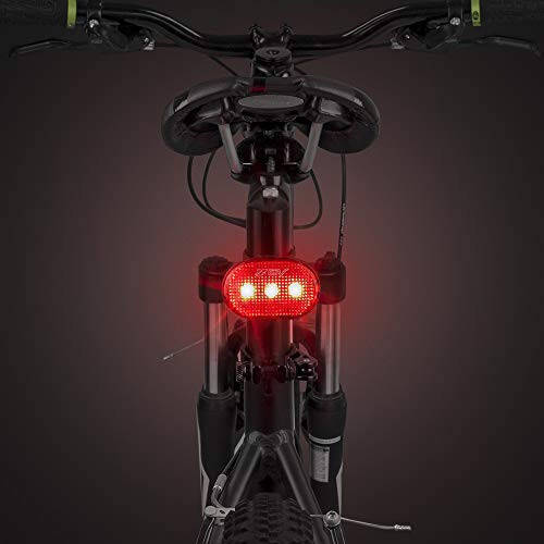 BV Bike Lights for Night Riding LED Bike Tail Light - Battery-Powered/Rechargeable - Rear Bike Light Weather Resistant - Visible Up to 1500ft Bicycle Tail Light LED Bike Light - 6