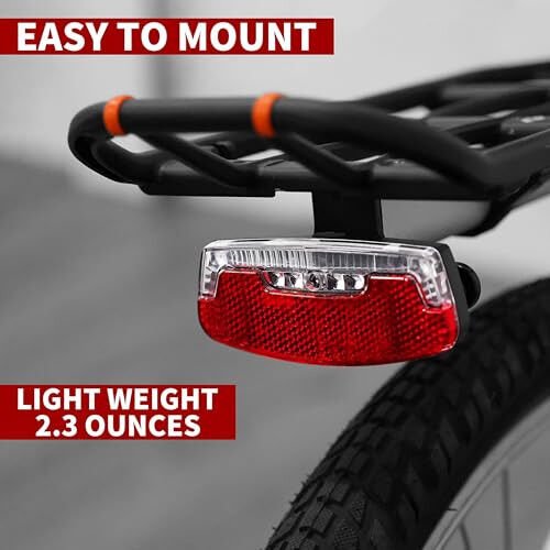 BV Bike Lights for Night Riding LED Bike Tail Light - Bicycle Light Battery-Powered/Rechargeable - Rear Bike Light Weather Resistant - Visible Up to 1500ft Bicycle Tail Light LED Bike Light - BV (1)