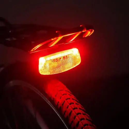 BV Bike Lights for Night Riding LED Bike Tail Light - Bicycle Light Battery-Powered/Rechargeable - Rear Bike Light Weather Resistant - Visible Up to 1500ft Bicycle Tail Light LED Bike Light - 6
