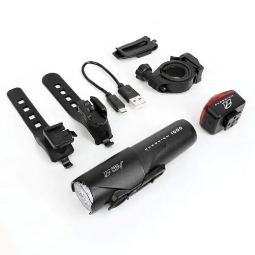 BV Bike Lights, Super Bright with 5 LED Bike Headlight & 3 LED Rear, Bike Lights for Night Riding with Quick-Release, Waterproof Bicycle Light Set, Bike Accessories, Bicycle Accessories, Flashlight - 6