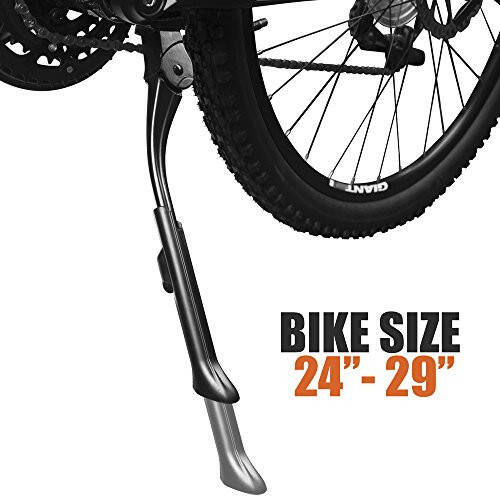 BV Chromium Adjustable Bicycle Kickstand with Concealed Spring-Loaded Latch, for 24-29 Inch - Bike Kickstand, Bike Kick Stands for Adult Bikes, Bike Kickstand 26 inches - 9