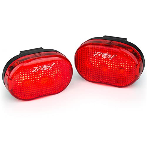 BV Kechki haydash uchun velosiped chiroqlari LED velosiped orqa chiroqi - Batareyali/Qayta zaryadlanadigan - Orqa velosiped chiroqi Ob-havo sharoitlariga chidamli - 1500 futgacha ko'rinadigan Velosiped orqa chiroqi LED velosiped chiroqi - BV
