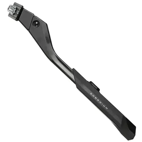 BV Chromium Adjustable Bicycle Kickstand with Concealed Spring-Loaded Latch, for 24-29 Inch Bike Kickstands - 5