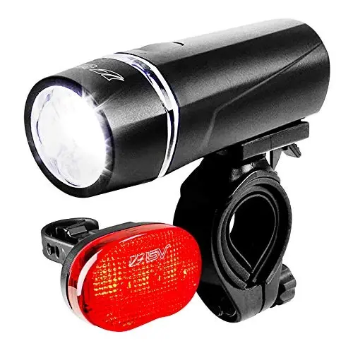 BV Velosiped Chiroqlari, 5 LEDli Super Yorqin Velosiped Farasi & 3 LEDli Orqa Chiroq, Tez Ochirish Imkoniyatiga Ega Kechki Haydash Uchun Velosiped Chiroqlari, Su O'tkazmaydigan Velosiped Chiroq To'plami, Velosiped Aksessuarlari - 1