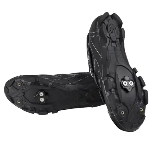 BV Velosiped Klipchalari - Shimano SPD va Look X-Track Pedalari bilan Mos - Spinning, Yopiq Velosiped va Tog' Velosipedlari uchun - Klipchalarning Oson Ochilishi, Eng Yuqori Quvvat O'tkazish, Sozlanishi Barqarorlik - 3