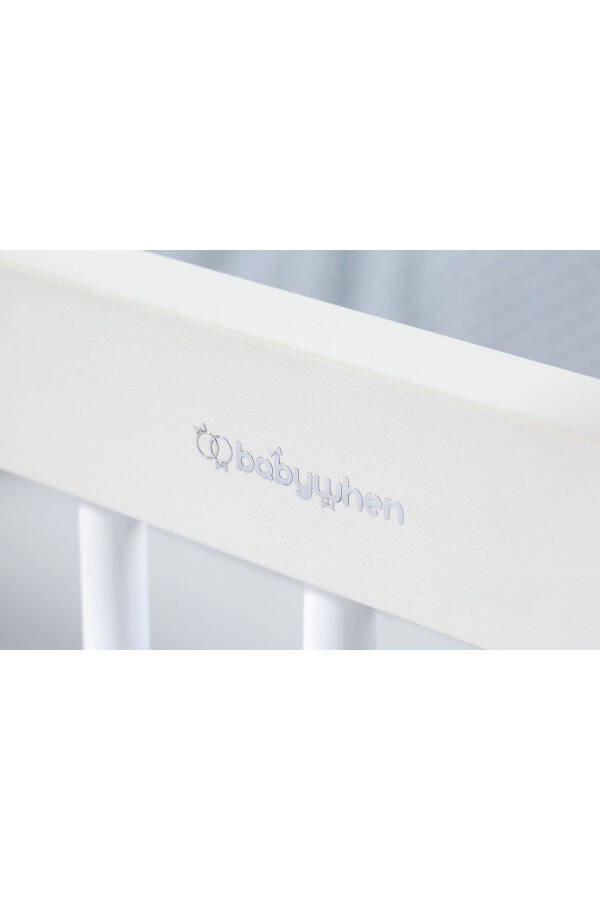 Bw1076 - Practical Rocking Cradle Side-Sleeping Baby Cot Wood 60x120 - 6