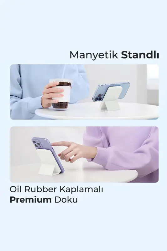 By Deji Magsafe Powerbank 10000mah Stand with Fast Portable Battery for Iphone 12 13 14 15 Android - 11