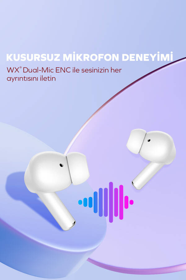 by Deji Pro LED Displeyli Simsiz Bluetooth Quloqchinlar, HiFi, HD 4 Mikrofon, ENC, Chuqur Bass - 10