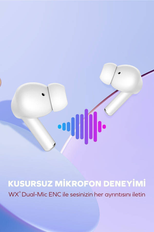 by Deji Pro LED Göstergeli Kablosuz Bluetooth Kulaklık, HiFi, HD 4 Mikrofon, ENC, Derin Bas - 3