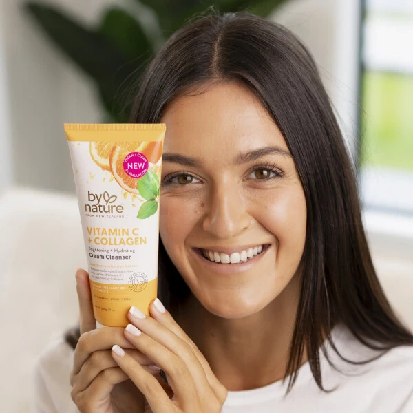 By Nature From New Zealand C Vitamini, Kollagen Yorqinlashtiruvchi, Quru Teri Uchun Namlovchi Krem Tozalagich - 6