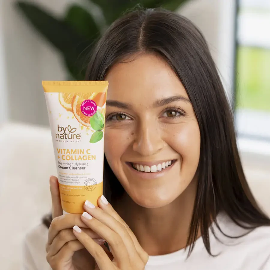 By Nature From New Zealand C Vitamini, Kollagen Yorqinlashtiruvchi, Quru Teri Uchun Namlovchi Krem Tozalagich - 6