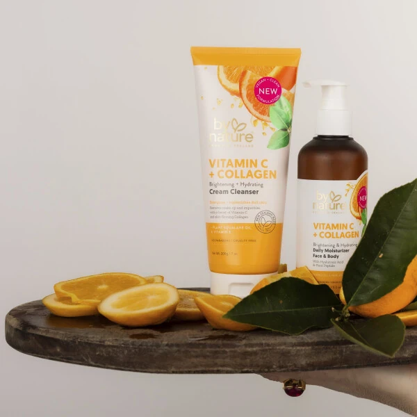 By Nature From New Zealand Vitamin C, Collagen Brightening, Hydrating Cream Cleanser for Dry Skin - 14