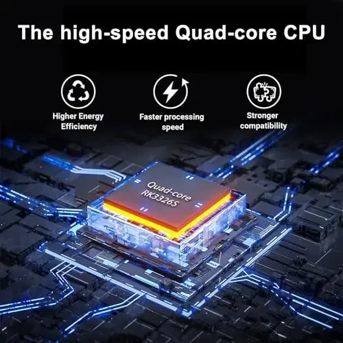 BYANDBY 10 dyuymli planshetlar, Android 14 plansheti 2 v 1, to‘rt yadroli protsessor, 64 GB+8 GB+1 TB kengaytiriladigan, Wi-Fi, BT, ikkita kamera, IPS sensorli ekran, o‘yinlar, GMS sertifikatlangan (qora) - 3