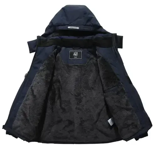 BYLESIN Kid's Waterproof Ski Jacket Warm Winter Coat Boys Snowboarding Jackets Outdoor - 3