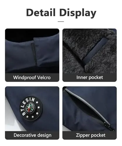 BYLESIN Kid's Waterproof Ski Jacket Warm Winter Coat Boys Snowboarding Jackets Outdoor - 7