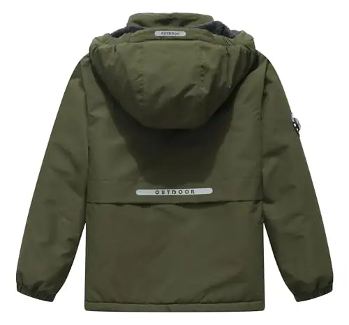 BYLESIN Kid's Waterproof Ski Jacket Warm Winter Coat Boys Snowboarding Jackets Outdoor - 2