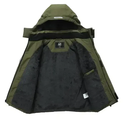 BYLESIN Kid's Waterproof Ski Jacket Warm Winter Coat Boys Snowboarding Jackets Outdoor - 12