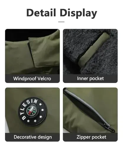 BYLESIN Kid's Waterproof Ski Jacket Warm Winter Coat Boys Snowboarding Jackets Outdoor - 8