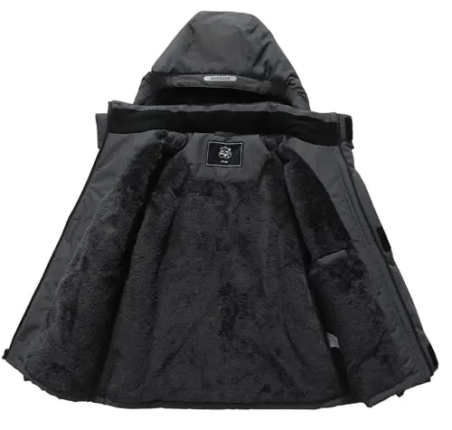 BYLESIN Kid's Waterproof Ski Jacket Warm Winter Coat Boys Snowboarding Jackets Outdoor - 3