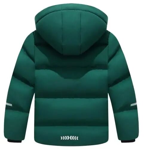 BYLESIN Kids Boy's Winter Coat | Fleece Lined Waterproof Jacket Puffy Cotton Coat Thick Hooded Down Outdoor Coats - BYLESIN (1)