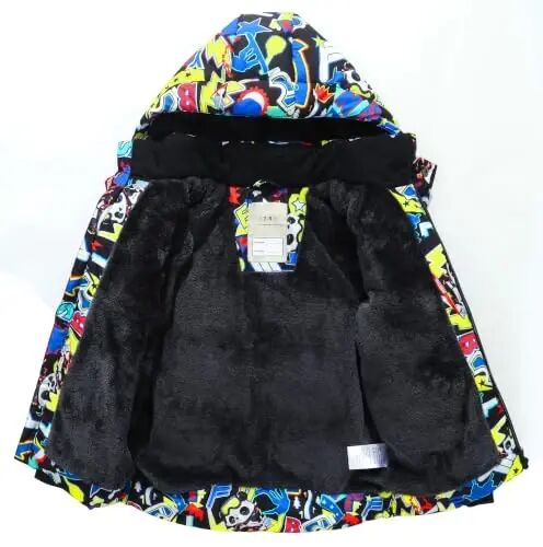 BYLESIN Kids Boy's Winter Coat | Fleece Lined Waterproof Jacket Puffy Cotton Coat Thick Hooded Down Outdoor Coats - 3