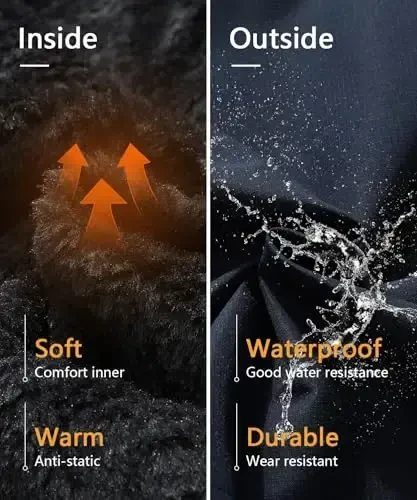 BYLESIN Kid's Waterproof Ski Jacket Warm Winter Coat Boys Snowboarding Jackets Outdoor - 5