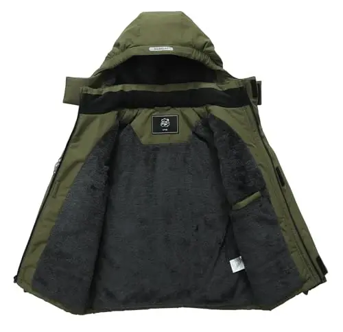 BYLESIN Kid's Waterproof Ski Jacket Warm Winter Coat Boys Snowboarding Jackets Outdoor - 12