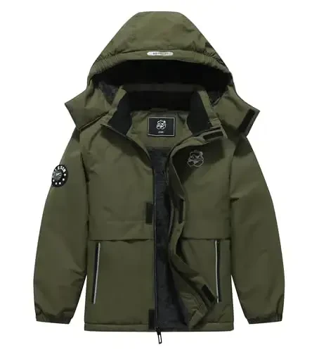 BYLESIN Kid's Waterproof Ski Jacket Warm Winter Coat Boys Snowboarding Jackets Outdoor - 14