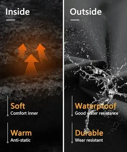 BYLESIN Kid's Waterproof Ski Jacket Warm Winter Coat Boys Snowboarding Jackets Outdoor - 5