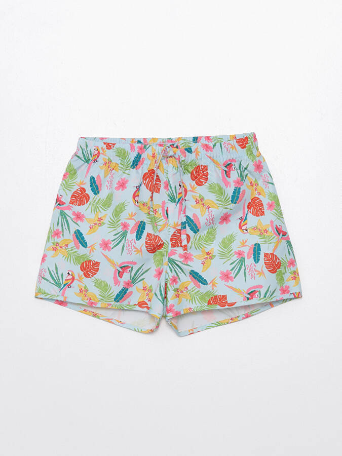 Быстросохнущие пляжные шорты для девочек с эластичной талией - в ассортименте - 1