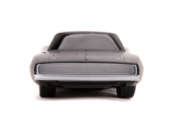 Быстрые и яростные 1: 16 Радиоуправляемая модель автомобиля Дома 1968 Dodge Charger Widebody (чёрный) - 5