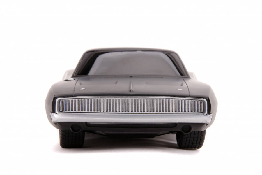 Быстрые и яростные 1: 16 Радиоуправляемая модель автомобиля Дома 1968 Dodge Charger Widebody (чёрный) - 5