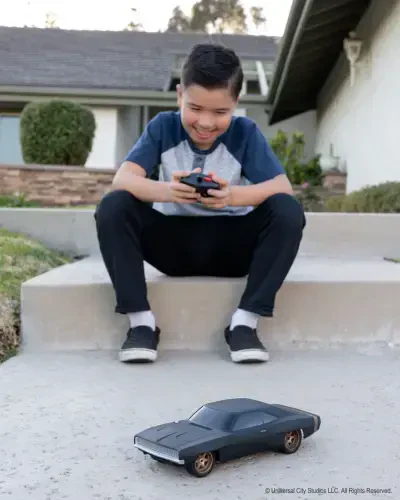 Быстрые и яростные 1: 16 Радиоуправляемая модель автомобиля Дома 1968 Dodge Charger Widebody (чёрный) - Modazone (1)