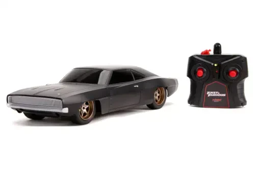 Быстрые и яростные 1: 16 Радиоуправляемая модель автомобиля Дома 1968 Dodge Charger Widebody (чёрный) - 10