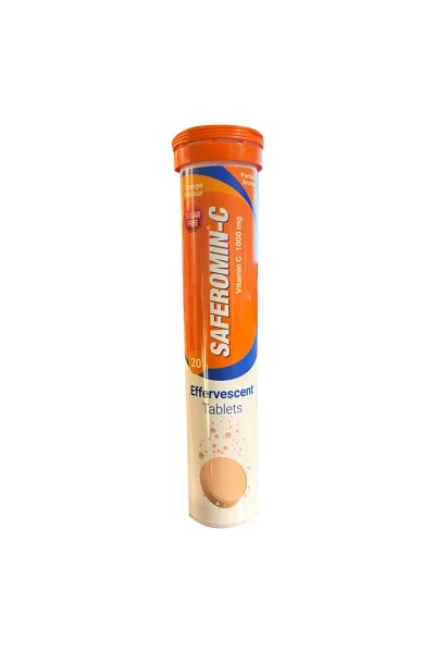 C Vitamini 1000 Mg 20 Tablet - SAFEROMIN
