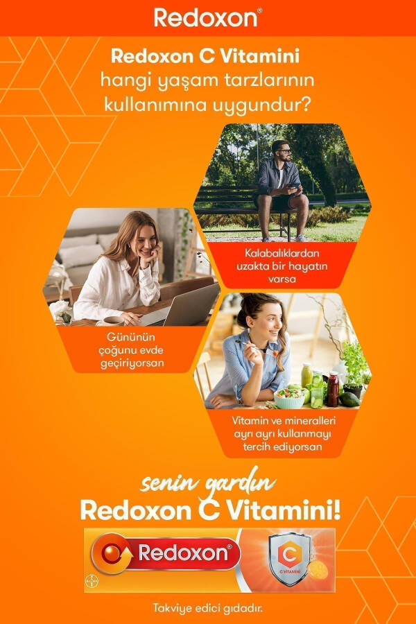 C Vitamini 15 Efervesan Tablet I 1000 Mg C Vitamini Içeren Takviye Edici Gıda - 8