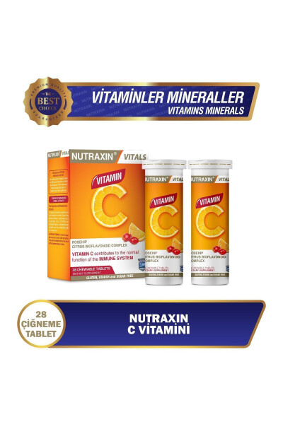 C Vitamini 28 Çiğneme Tableti - 1.000 Mg - 4