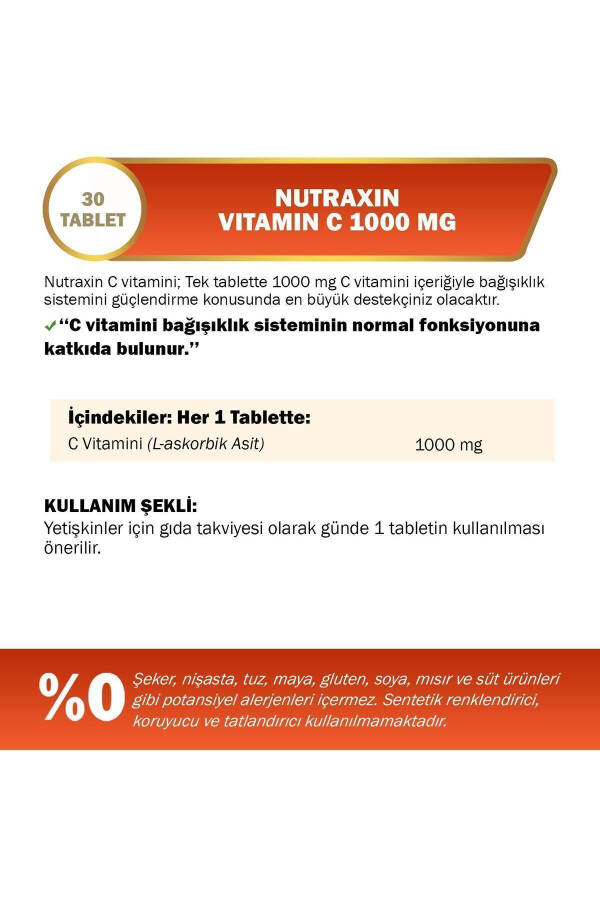 C Vitamini 28 Çiğneme Tableti - 1.000 Mg - 2