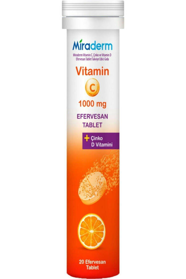 C Vitamini 3 Ta'sirli 1000 Mg 20 Efervesan - 6