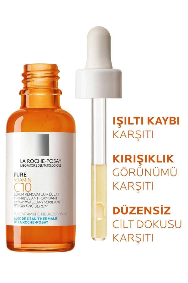 C Vitamini İçeren Cilt Aydınlatıcı Antioksidan C Vitamini 10 Cilt Serum 30ML DEMBA1359 - 1