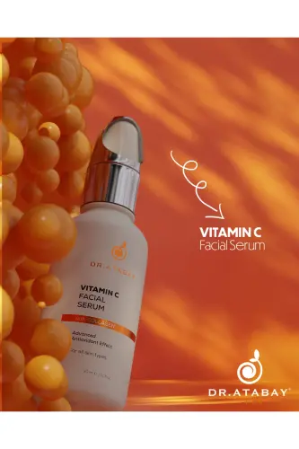 Cilt Aydınlatıcı, Antioksidan Etkili , Nemlendirici, Kolajenli, Vitamin C Facial Serum (30 ML) - 1