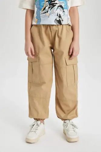 C0447a8 Ss Girls Parachute Cargo Cotton Pants - 4
