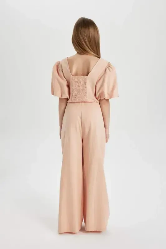 C0448a8 Ss Wide Leg Cotton Trousers - 3