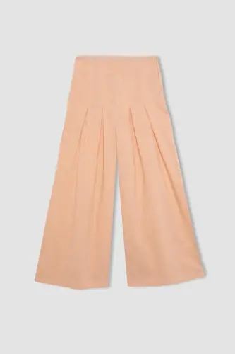 C0448a8 Ss Wide Leg Cotton Trousers - 4