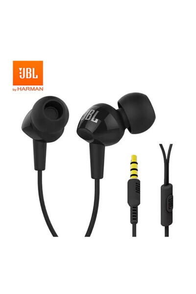 C100s Mikrofonli Quloq ichiga Kiritiladigan Quloqchinlar Ct Ie, qora - JBL