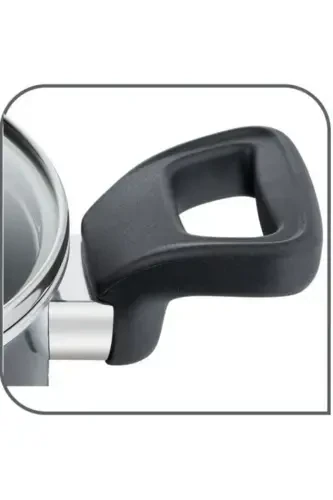 C38471 Titanium 2x Xl Short Pot 26 Cm-Black - 4