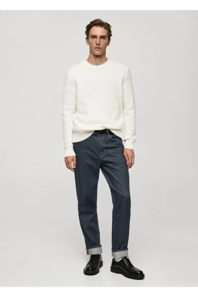 Cable Knit Sweater - MANGO MAN (1)